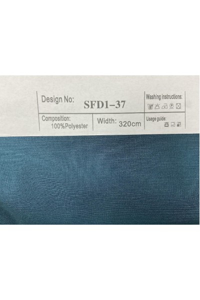 SFD1-37   黛藍色   width：320cm    100%polyester 側面照